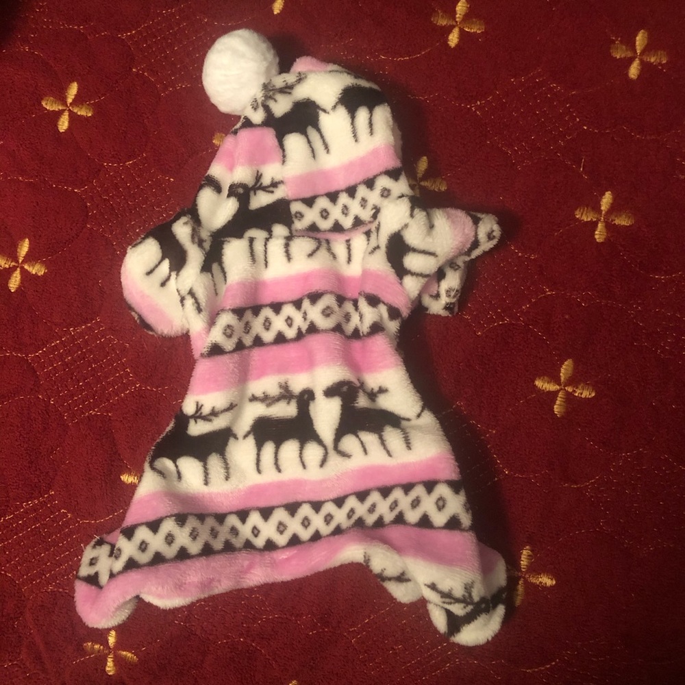 Christmas puppy outfit!